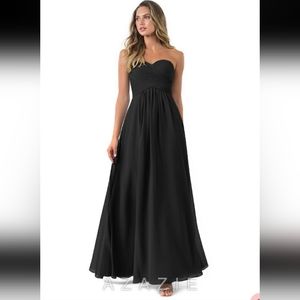 Azazie Yazmin Bridesmaid Dress Strapless Sweetheart Neckline Empire Waist Sz A2